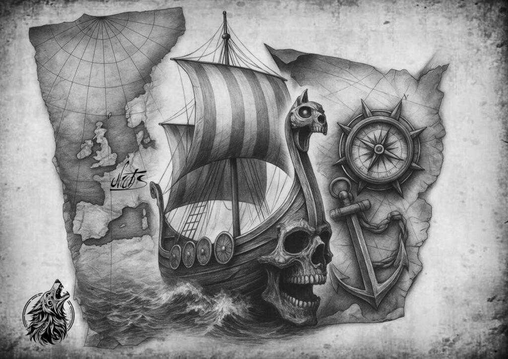 Skull Drakkar