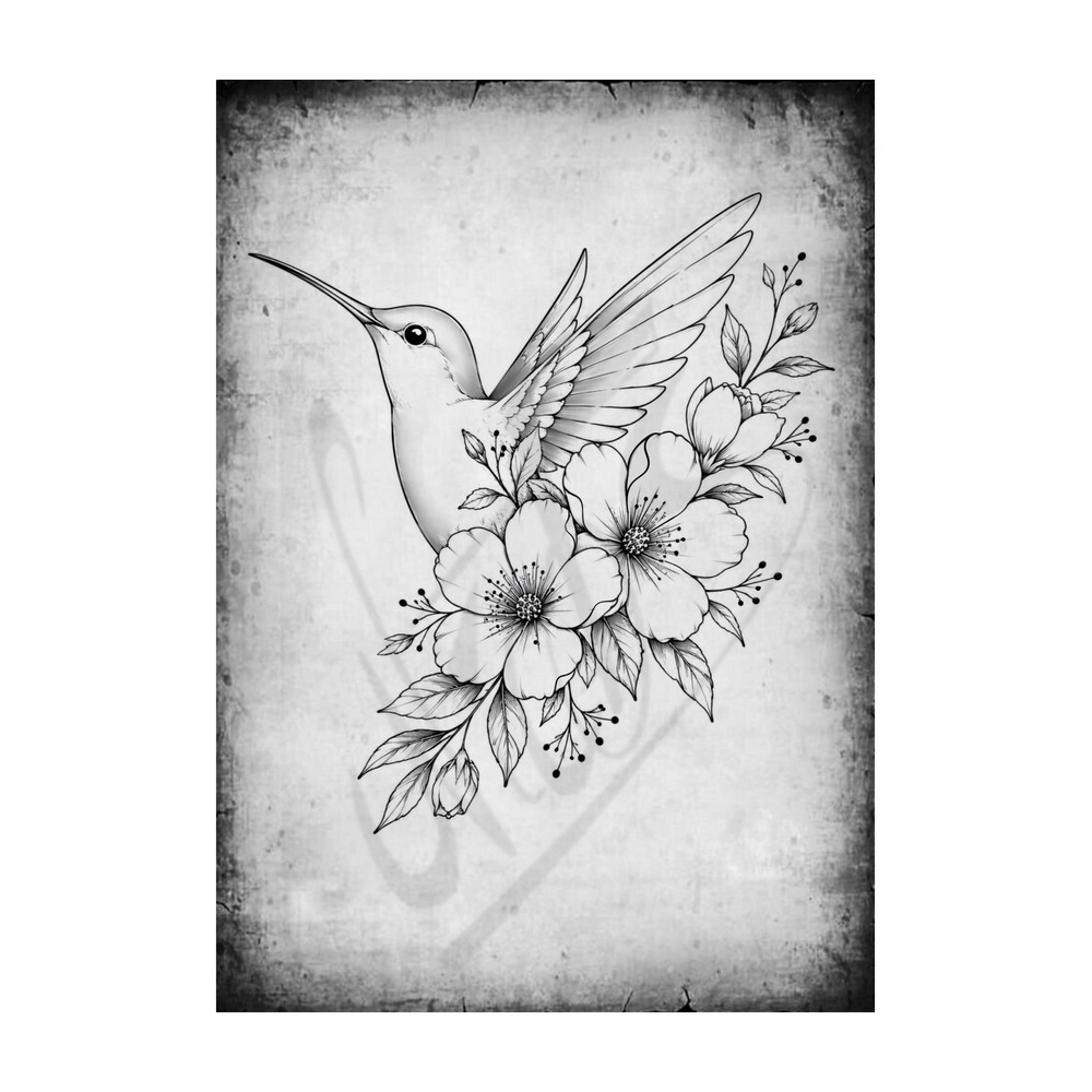 Colibri fleuri